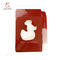 Luck Duck Red Color Reverse Tuck Folding Cake Packaging Boxes 80mm Height