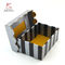 Fashionable White Silver E Flute Corrugated Cardboard Box With Lid And Base